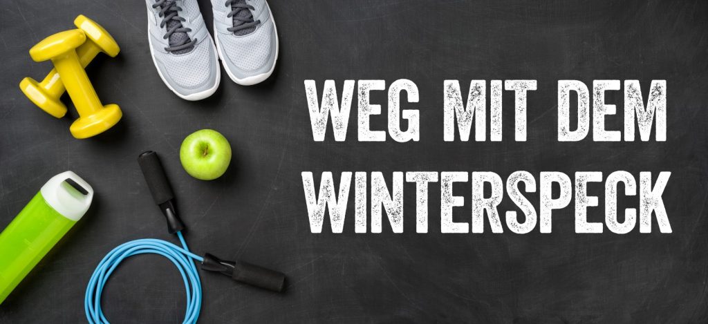 Die Infografik "Weg mit dem Winterspeck" macht es deutlich: es gibt einige Möglichkeiten, die Apfelessigdiät zu unterstützen. Sportliche Betätigung hilft nicht nur beim planmäßigen Abnehmen, es hält auch beständig fit. Quelle: ihr Körper! (#3)