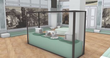Tapetenmuseum: Entdeckung der Wandverkleidung durch 23.000 Objekte Neues Deutsches Tapetenmuseum: Historischer Ort für (Foto: Homann.Güner.Blum Visuelle Kommunikation)