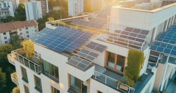 Modulare Anlagenbauweise ermöglicht flexible und effiziente Skalierung an Gebäudeanforderungen Mieterstrom beschleunigt dezentrale Energiewende in deutschen Mehrfamilienhäusern nachhaltig (Foto: enwitec electronic GmbH)