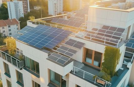 Modulare Anlagenbauweise ermöglicht flexible und effiziente Skalierung an Gebäudeanforderungen Mieterstrom beschleunigt dezentrale Energiewende in deutschen Mehrfamilienhäusern nachhaltig (Foto: enwitec electronic GmbH)