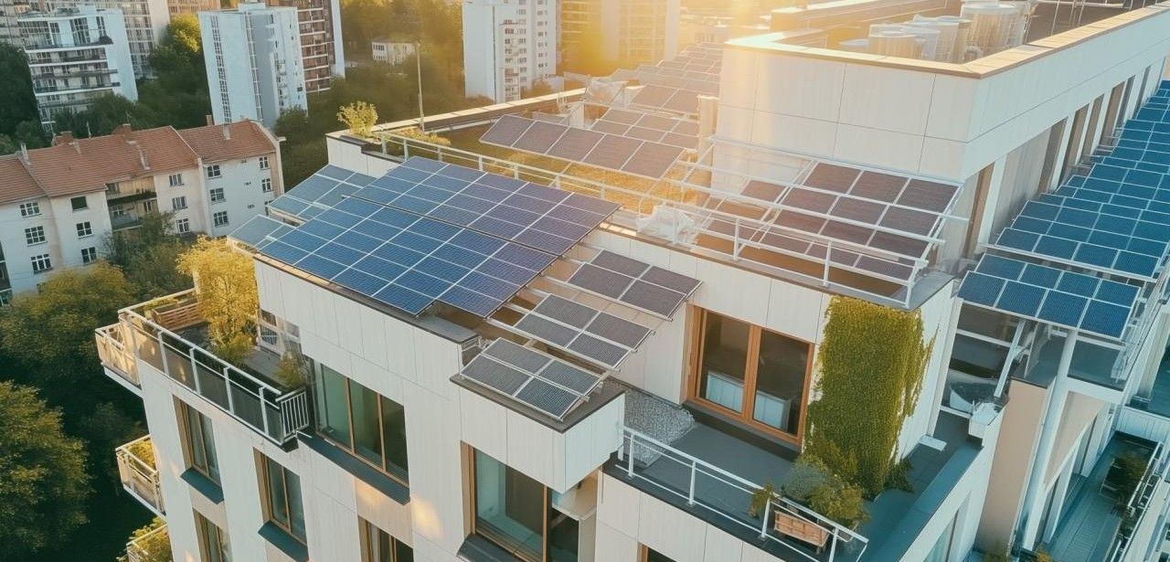 Modulare Anlagenbauweise ermöglicht flexible und effiziente Skalierung an Gebäudeanforderungen Mieterstrom beschleunigt dezentrale Energiewende in deutschen Mehrfamilienhäusern nachhaltig (Foto: enwitec electronic GmbH)