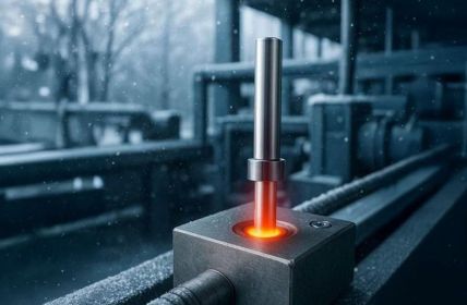 Zuverlässige Heizpatronen gewährleisten konstante Industrieprozesse bei frostigen Außentemperaturen (Foto: TELEMETER ELECTRONIC GmbH)